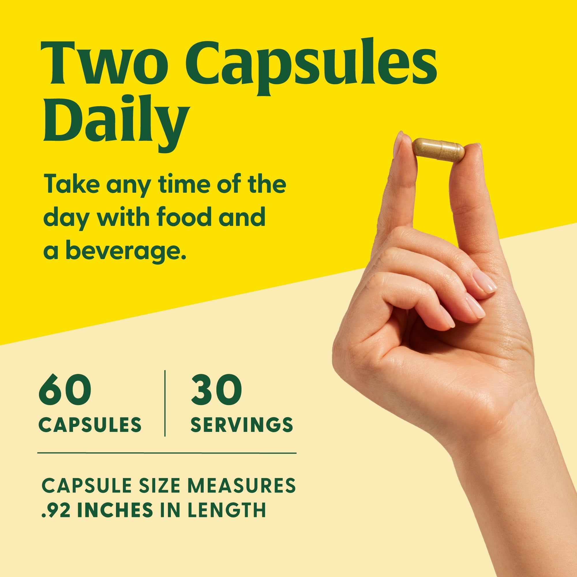 MegaFood plant-powered focus label showcases real-food ingredients for everyday use.