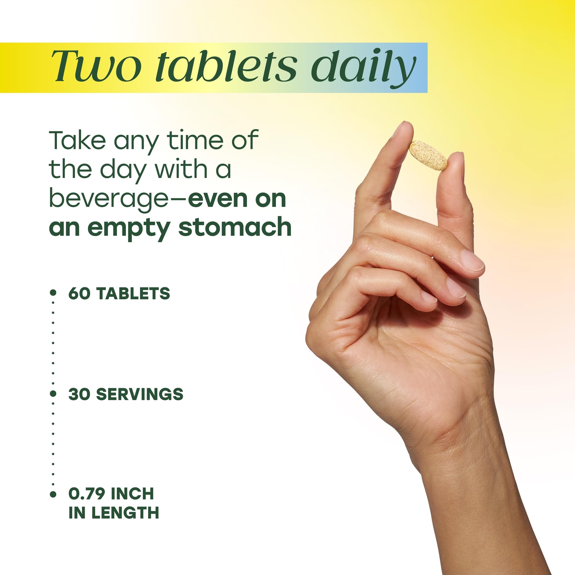 MegaFood real-food orange ingredient visible in the multivitamin blend for vitamin-rich nourishment.