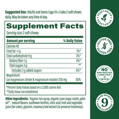MegaFood Relax + Calm grape chews close-up highlighting tasty daily intake.