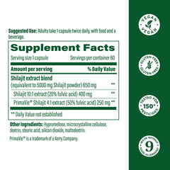Fulvic acid close-up with MegaFood Shilajit for antioxidant support.