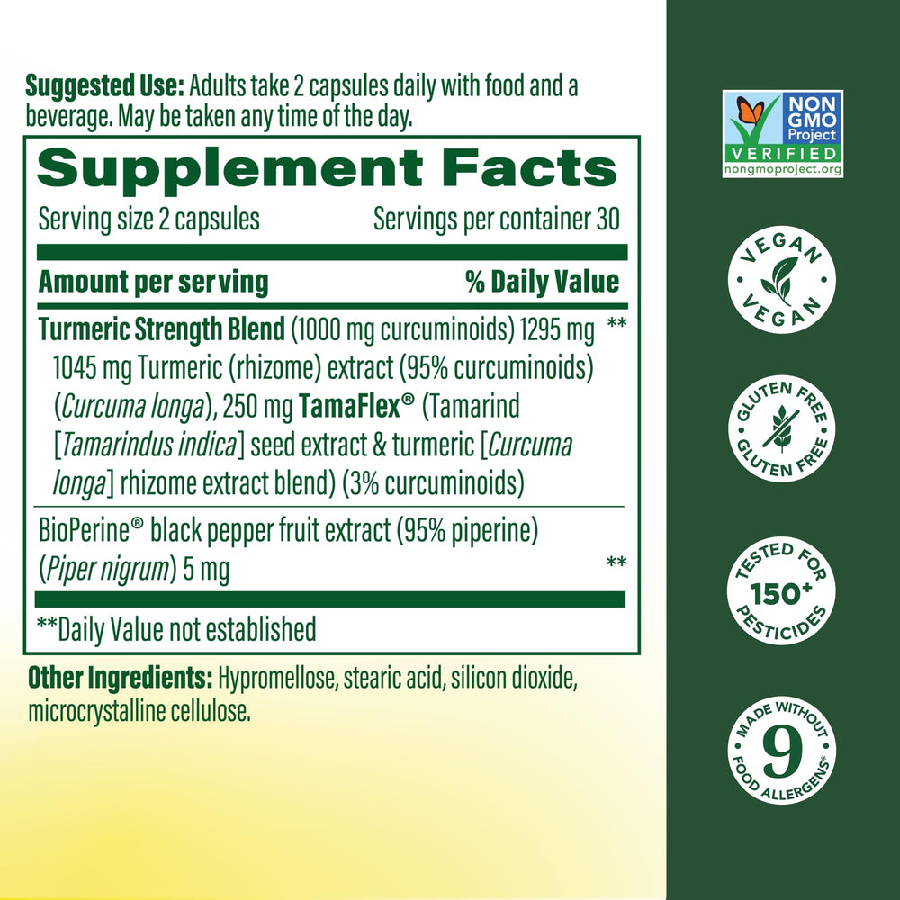 MegaFood turmeric capsules close-up for easy daily use