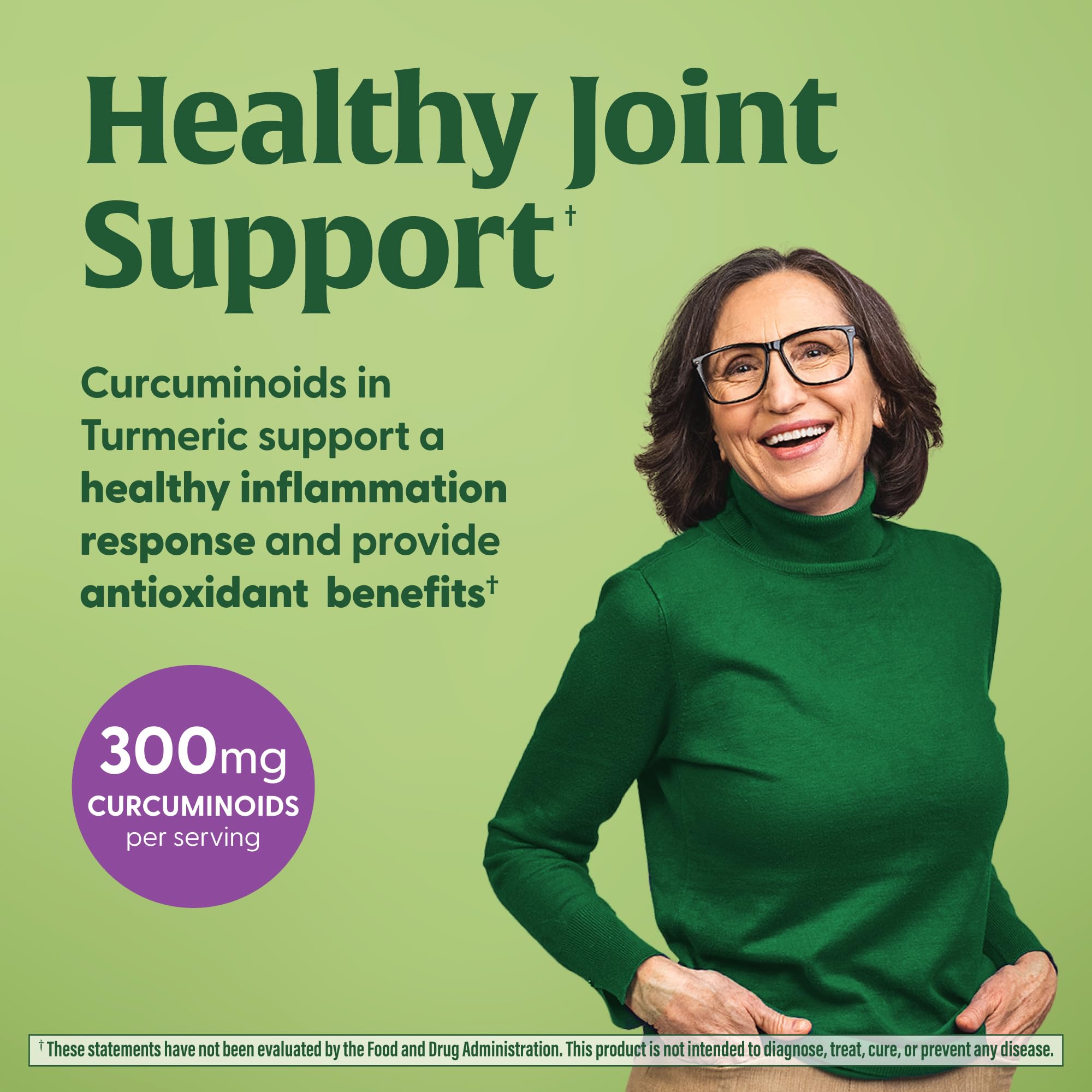 MegaFood Turmeric Curcumin ingredients close-up with ginger and boswellia