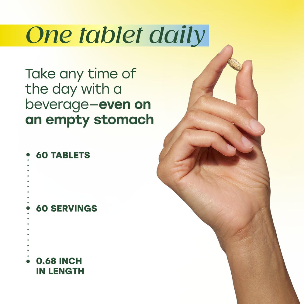 Vegetarian MegaFood multivitamin packaging for plant-based lifestyle