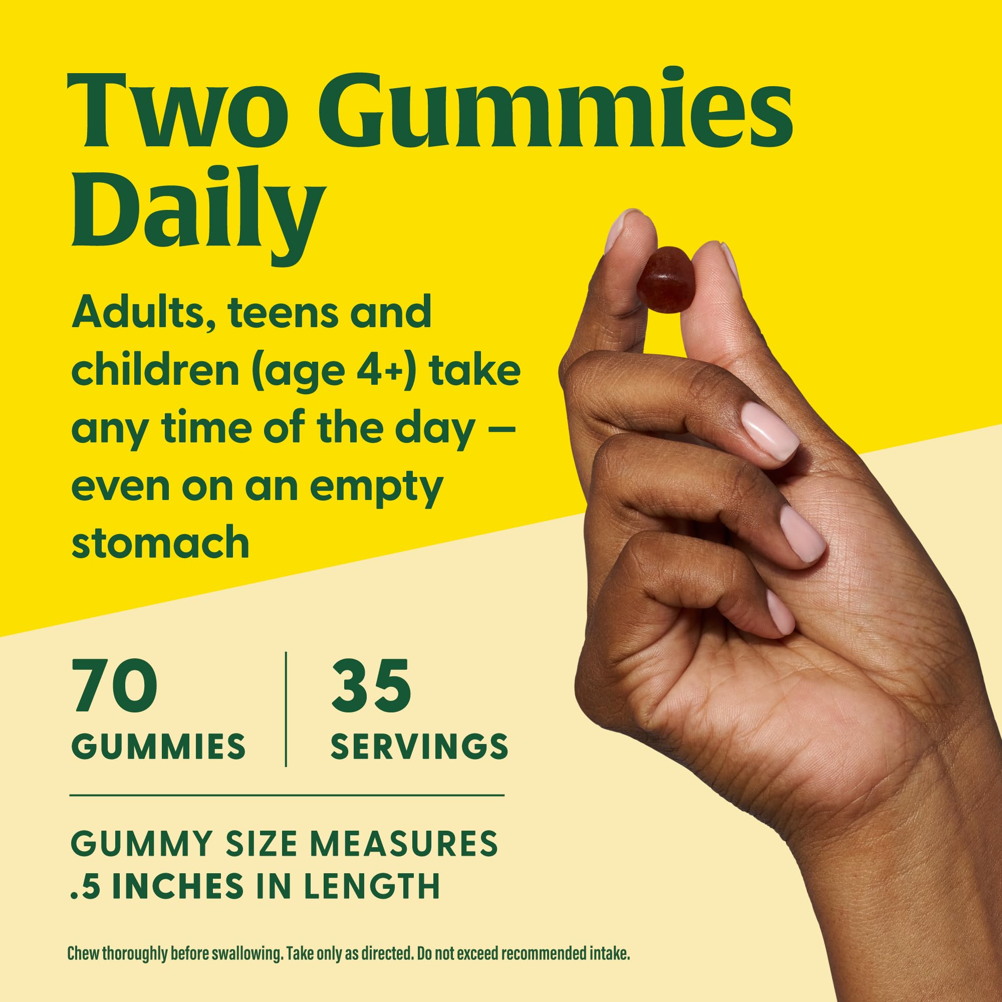 MegaFood Vitamin D3 Gummies packaging side — shows organic labeling.