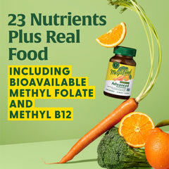 Vitamin D3 and K2 focus for bone health in MegaFood supplement.