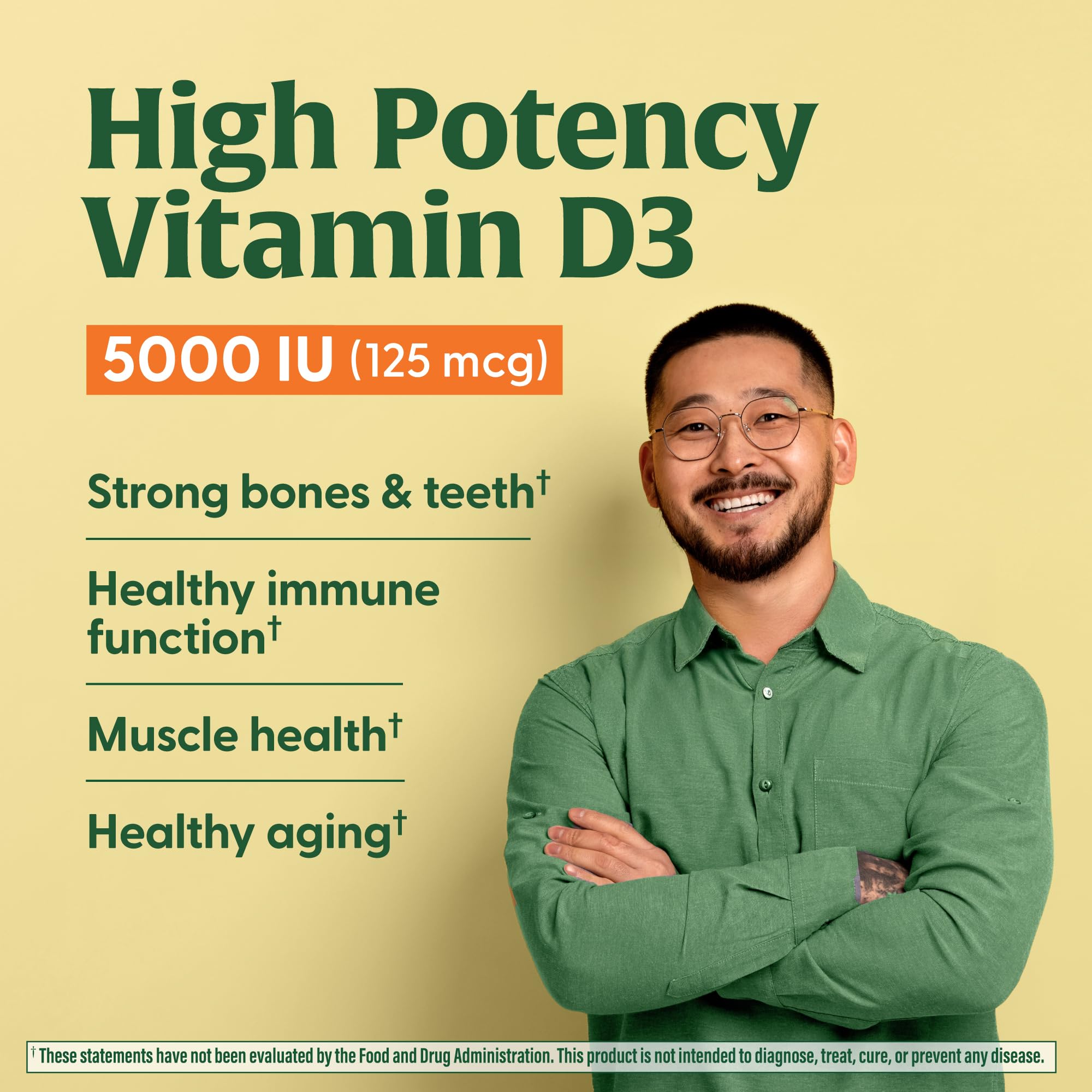 MegaFood ingredients label highlighting D3 5000 IU and K2 100 mcg