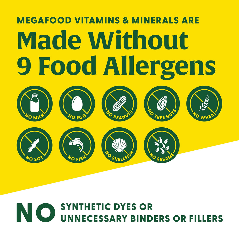 Front packaging highlights vegetarian, gluten-free and allergen-safe profile