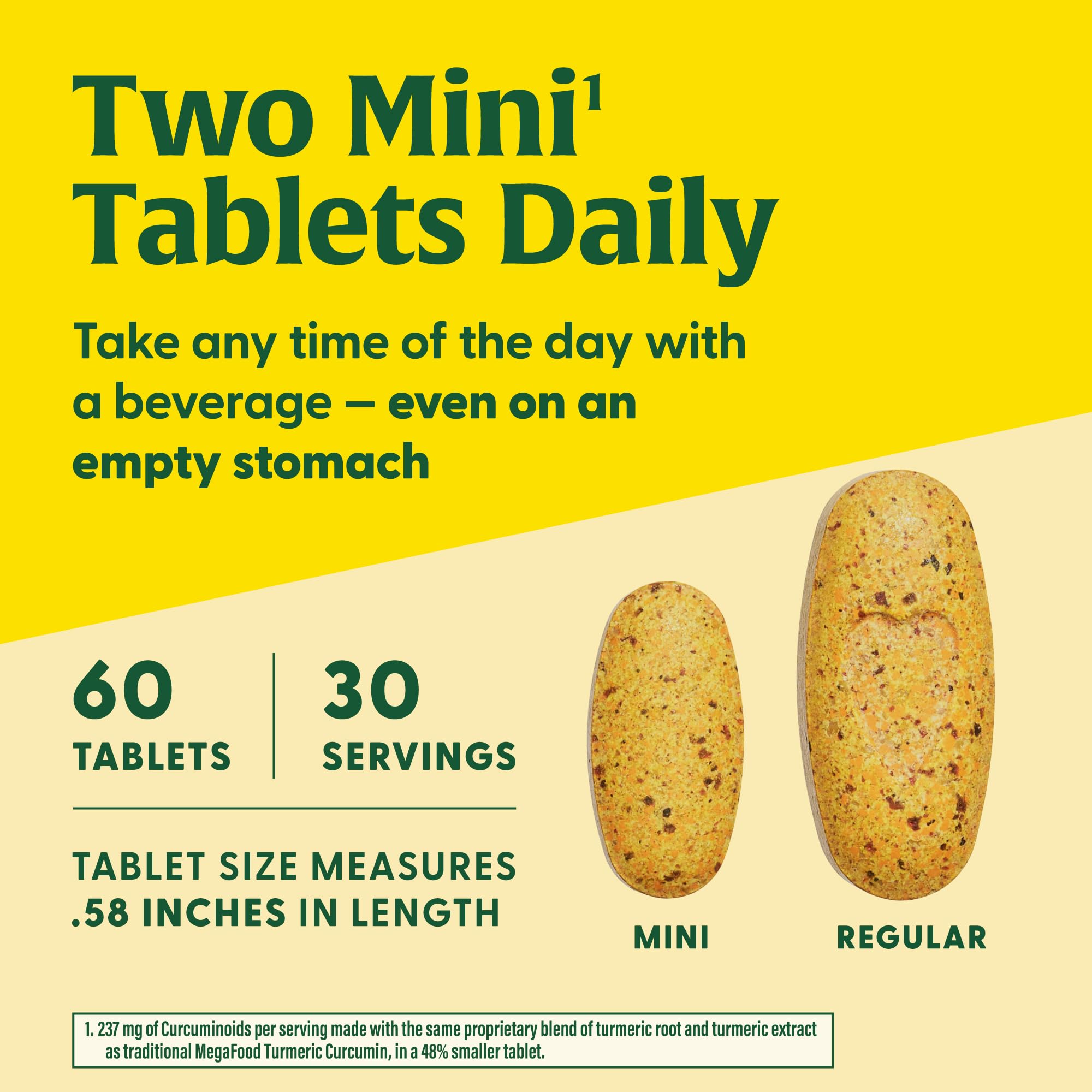 MegaFood Whole Body Minis real-food blend illustration on packaging