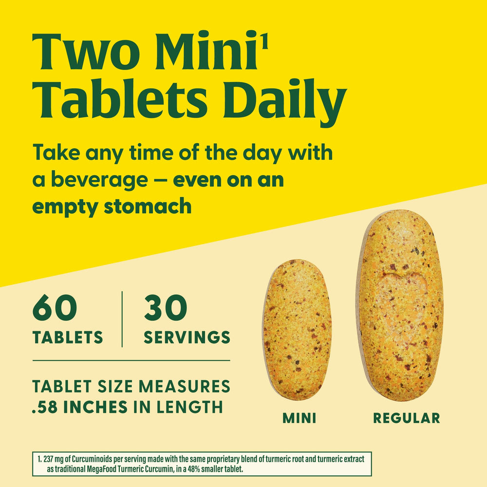 MegaFood Whole Body Minis real-food blend illustration on packaging