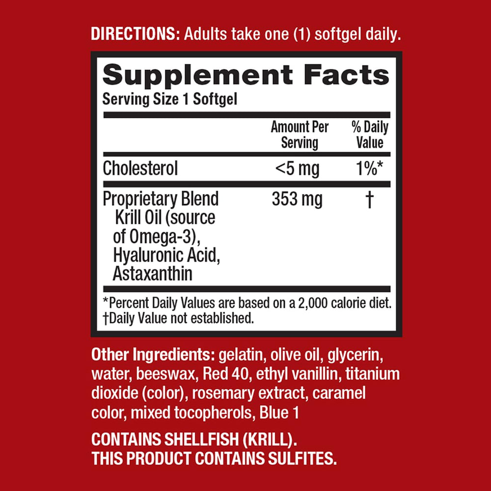 MegaRed purity and freshness label communicates guaranteed purity.