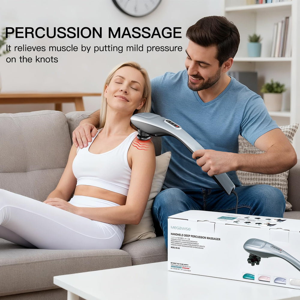 MEGAWISE 3600rpm motor massager with intuitive controls for focused relief