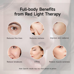 Megelin 8-in-1 color LED therapy device in face-use mode for facial routines