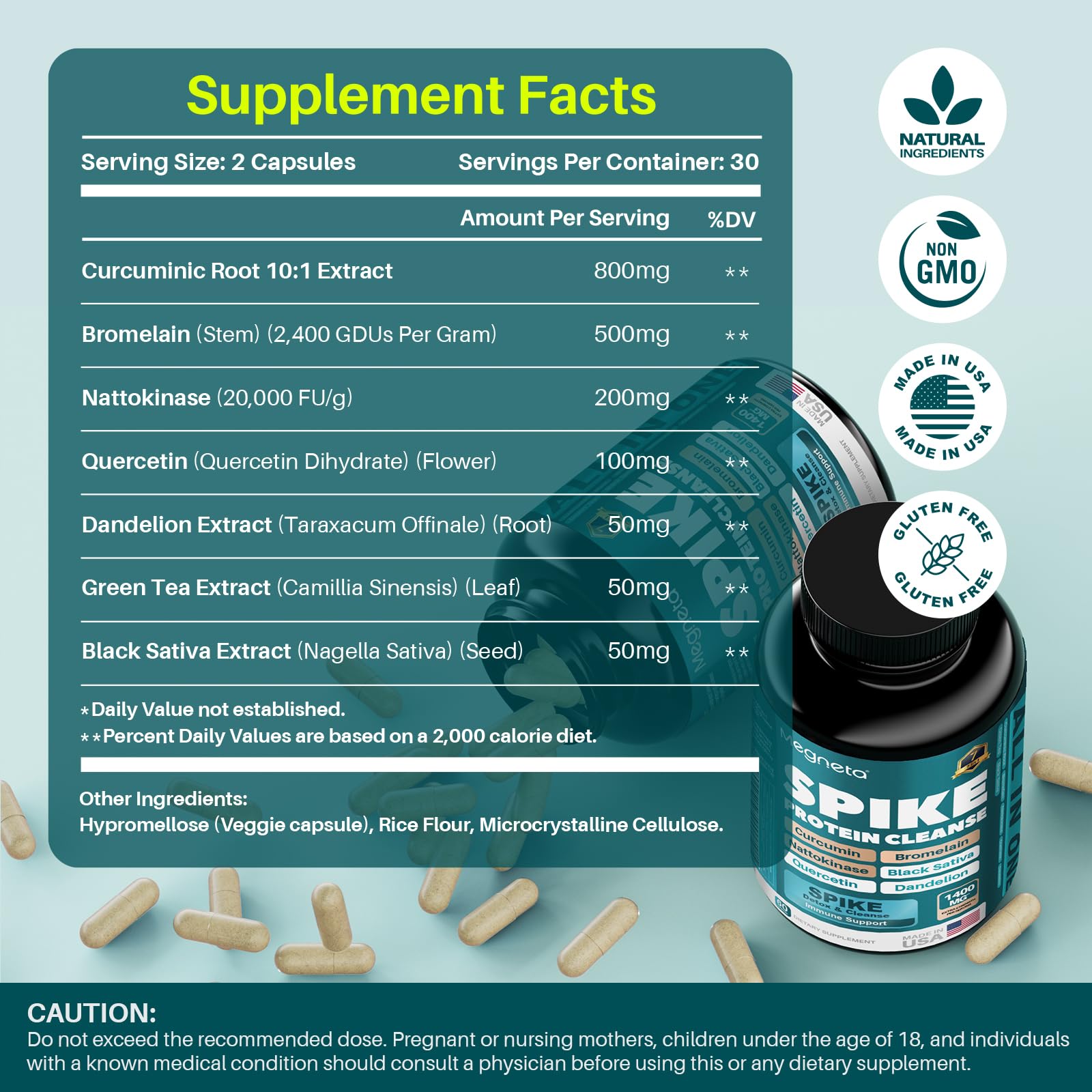 MEGNETA black seed ingredient—traditional plant with nourishing properties.