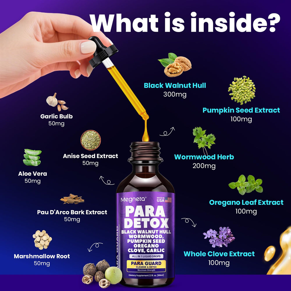 MEGNETA bottle pour showcasing convenient dosage for routine cleansing