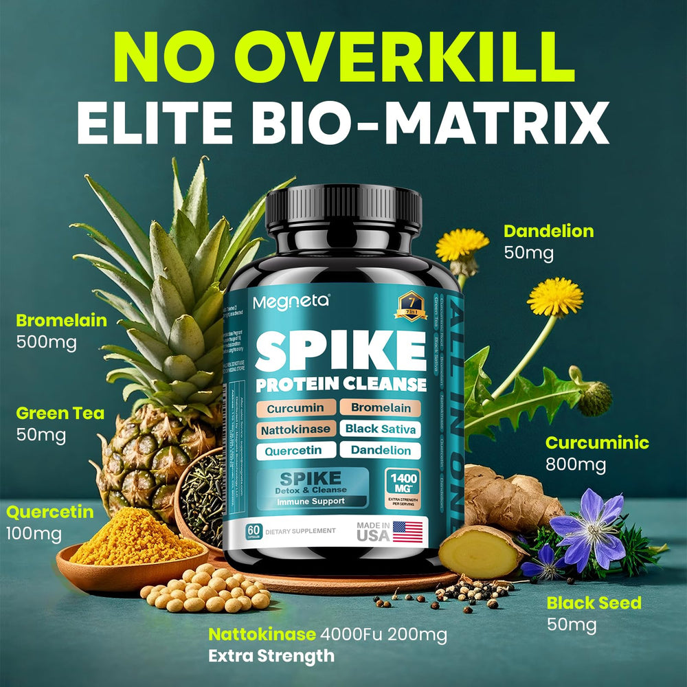 MEGNETA bromelain capsules—plant-based capsules for everyday vitality.