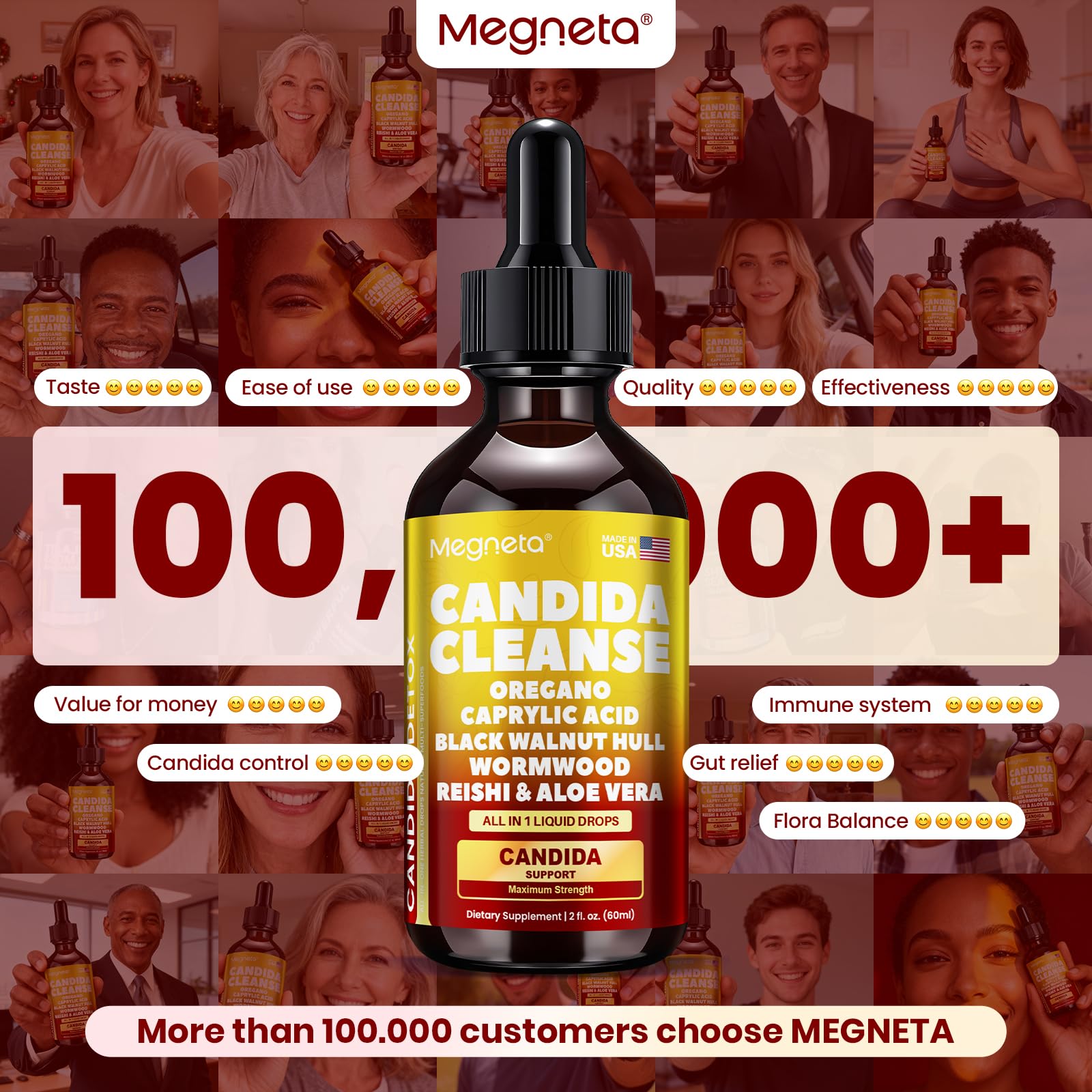 MEGNETA daily routine bottle design suggests easy integration.
