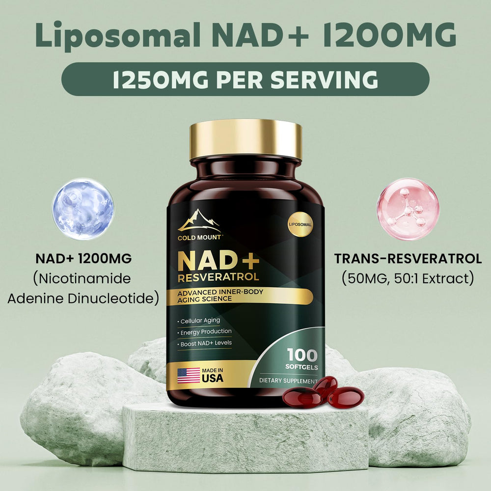 MEGNETA NAD Trans-Resveratrol softgels highlight synergistic anti-aging potential