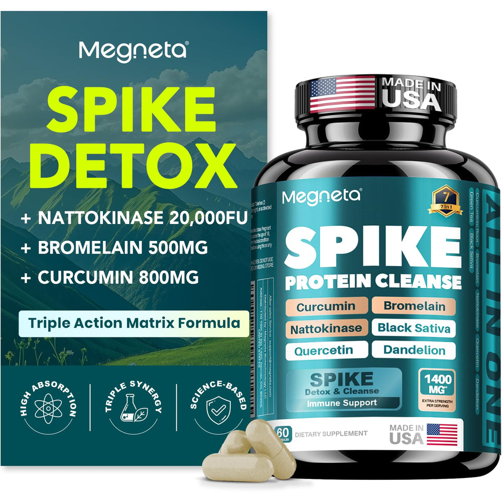 MEGNETA nattokinase bottle—high-potency enzyme support for daily wellness.