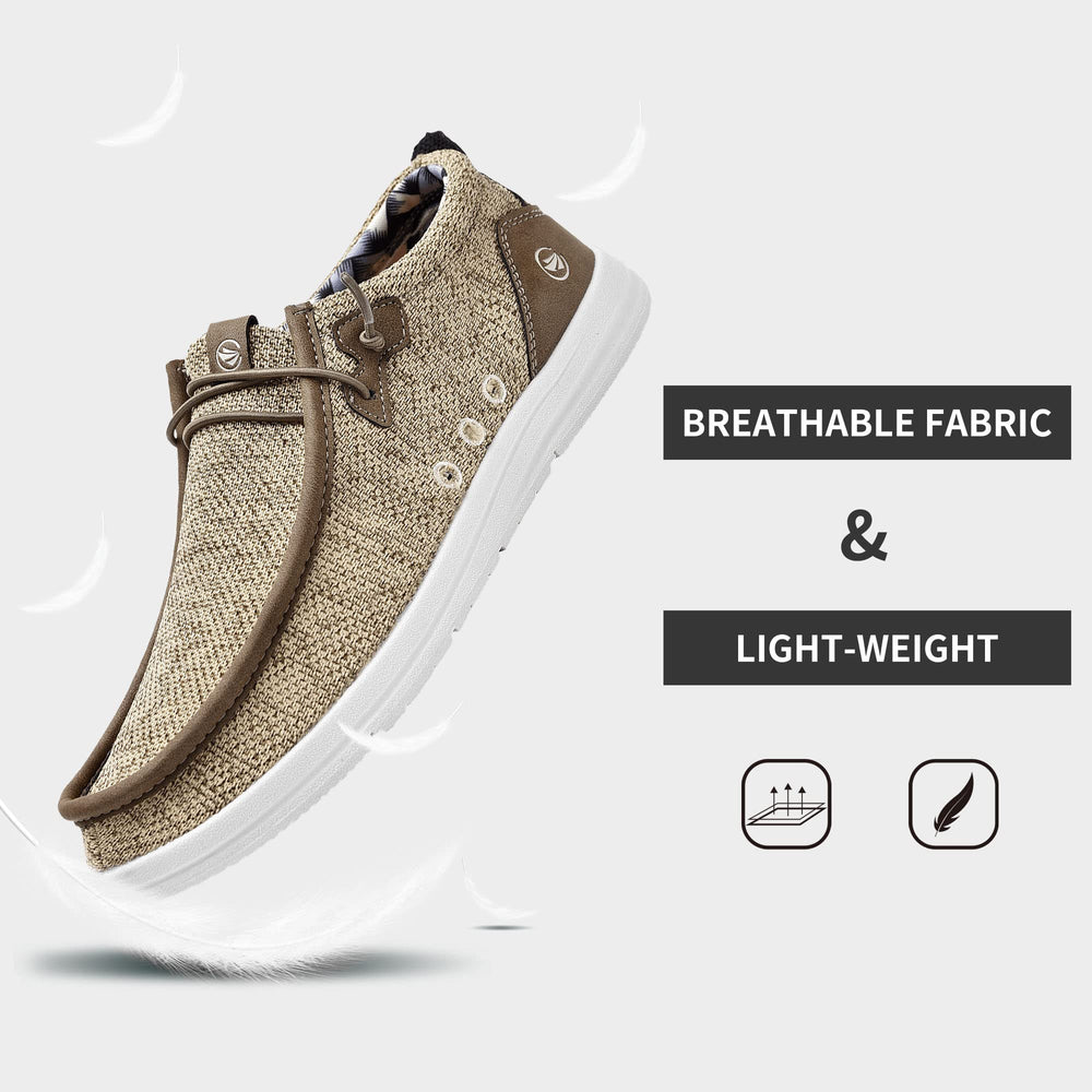 MEHOTO loafer widened upper and rounded toe for freedom of movement