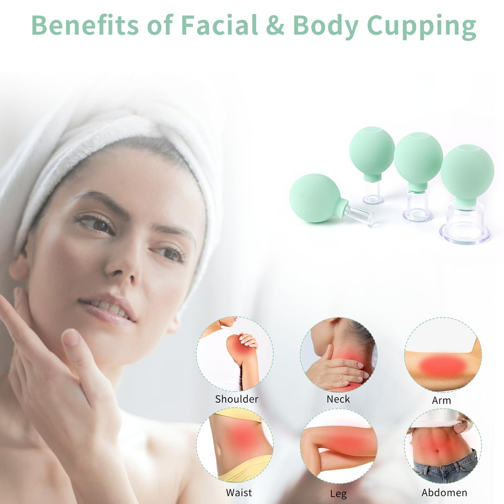 Meifuly cupping set for abdomen area relaxation and tone