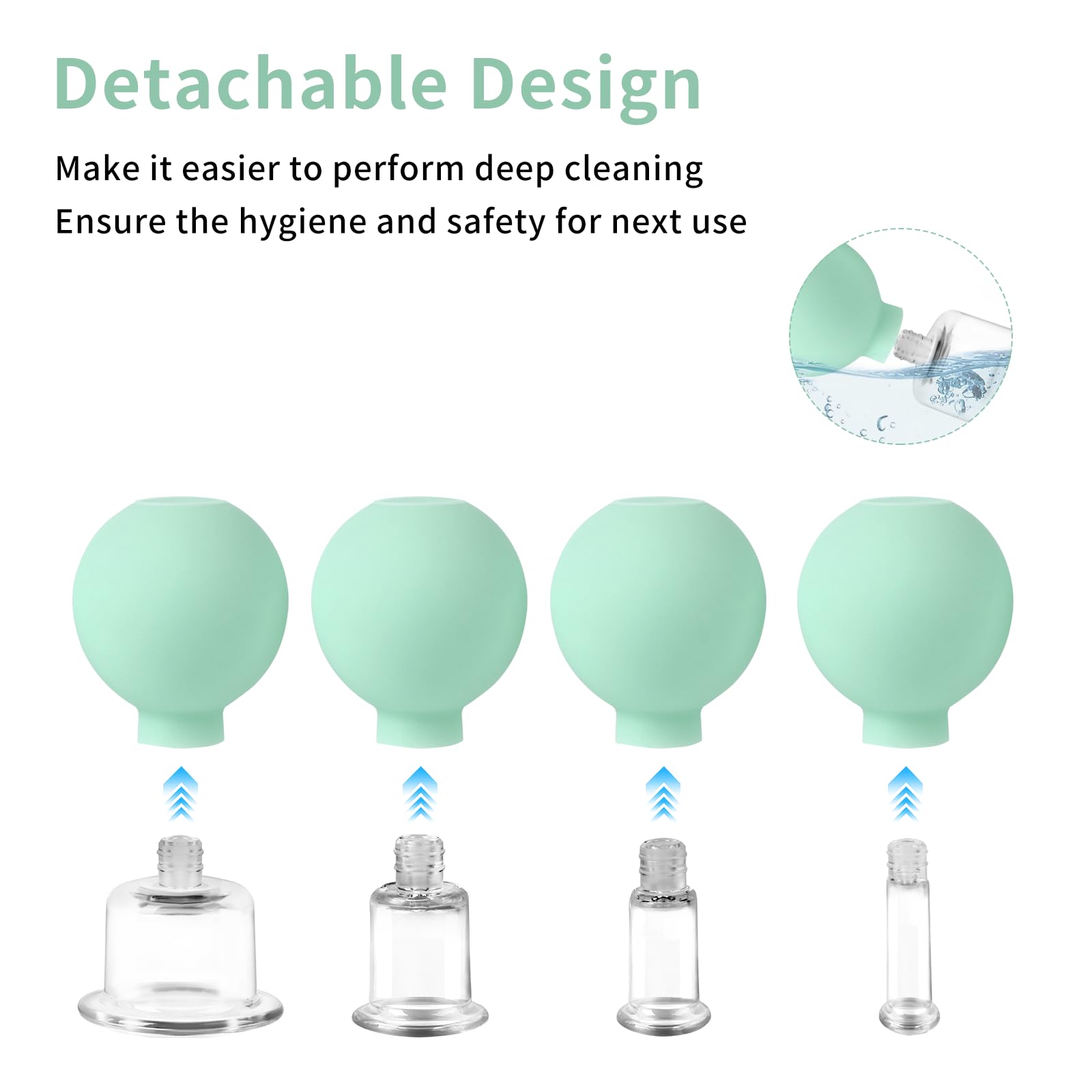 Meifuly cupping set targeting eye area for gentle lifting