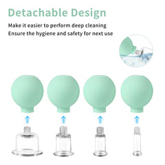 Meifuly cupping set targeting eye area for gentle lifting