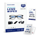 Meihua's Works Third-Generation Lens Wipes – 120 Count, Scratch-Free Cleaning for Glasses & Screens