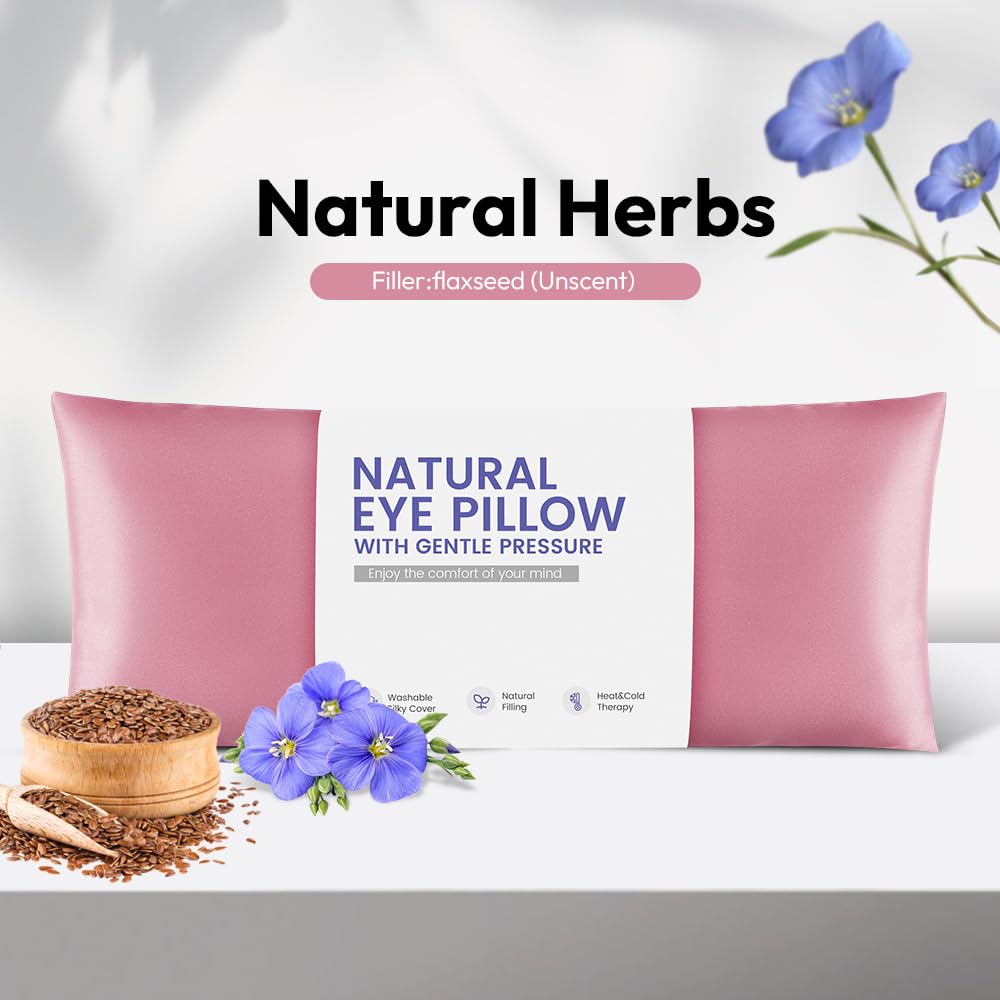 Cojín de ojos MEISENHOME con lavanda, aroma relajante para spa en casa.