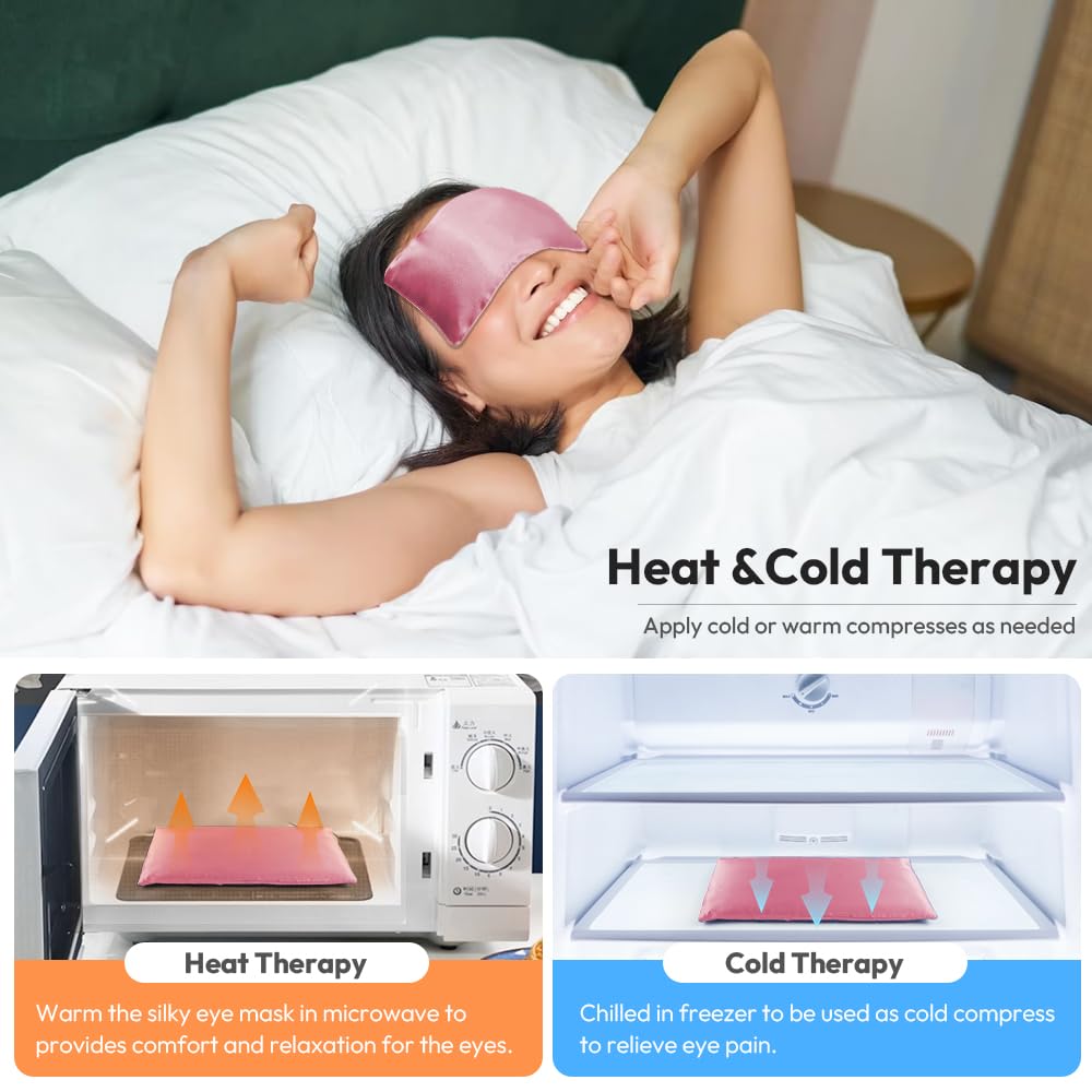 Sesión de calor suave con MEISENHOME, alivio temporal para ojos cansados.