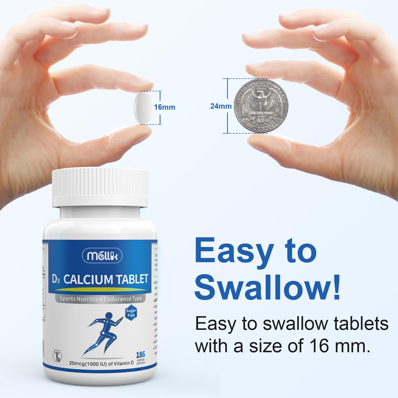 Mellk NSF-certified calcium supplement for daily use.