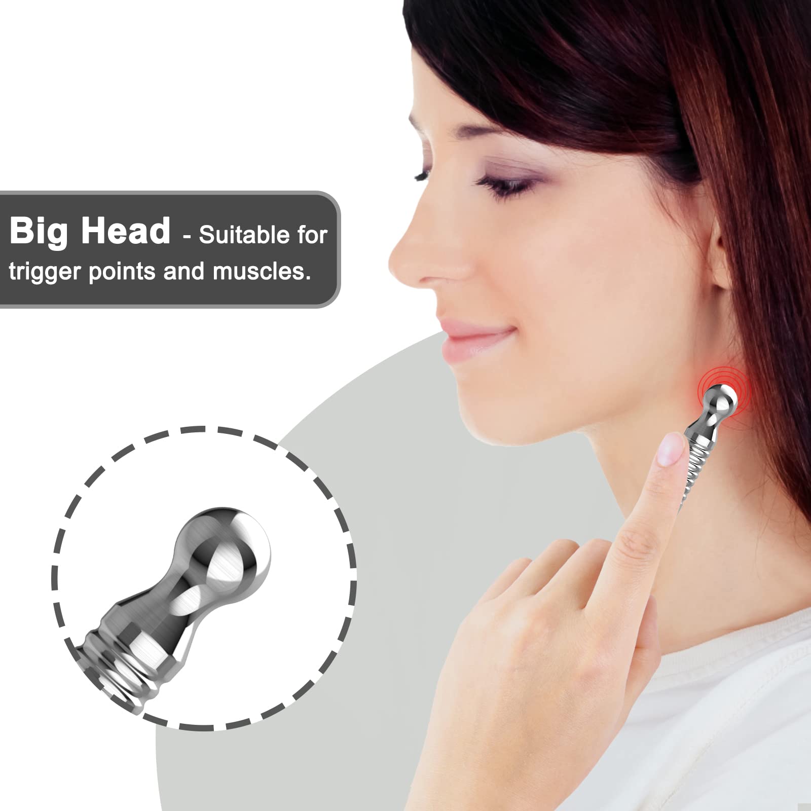 Melonsun facial reflexology tool for eyestrain relief and relaxation