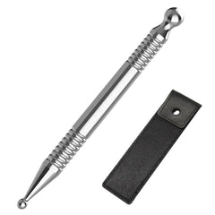 Melonsun manual acupuncture pen with stainless steel body for facial massage