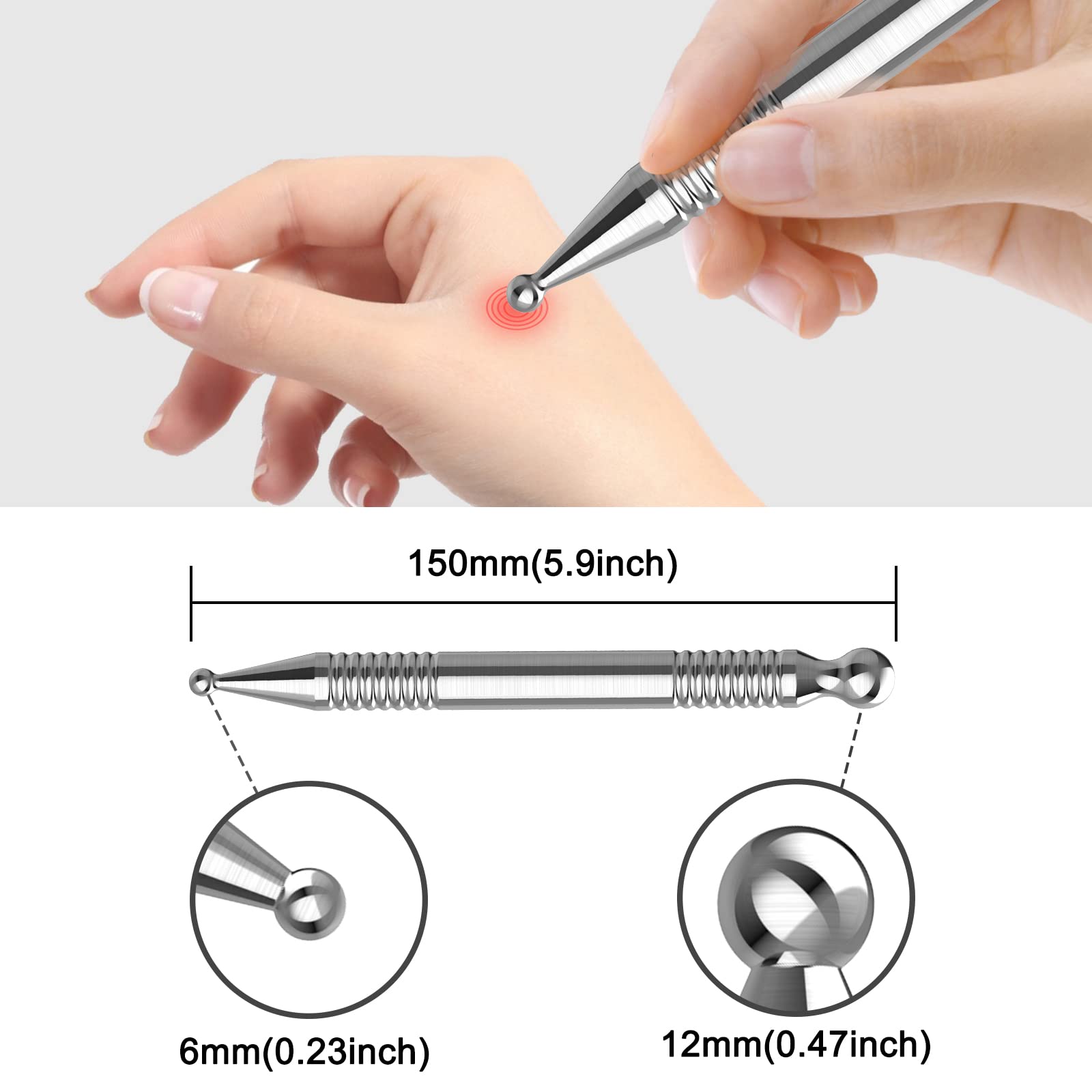 Melonsun scar tissue break-off tool for targeted pressure