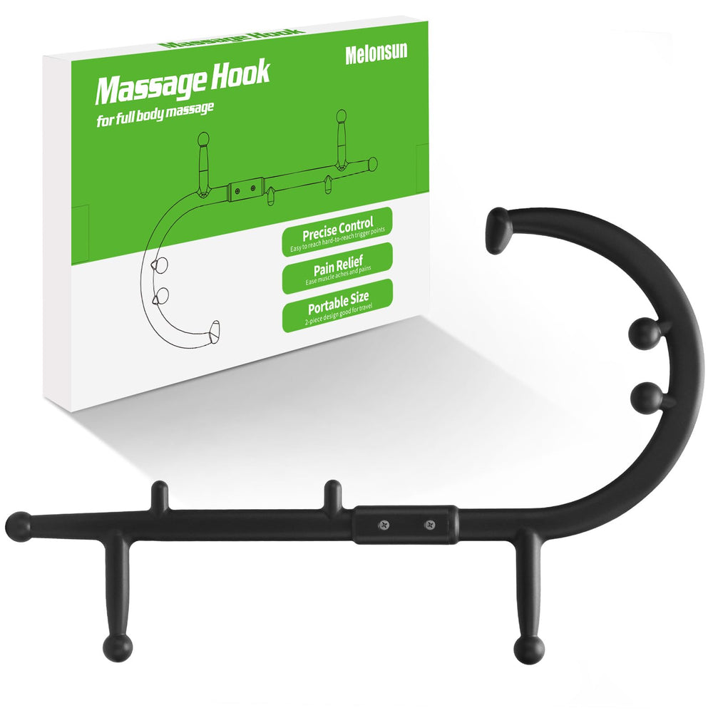 Melonsun Trigger Point Massage Cane nub ball concentrates pressure on stubborn areas