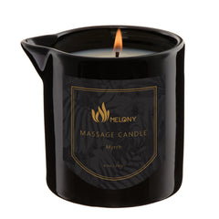Melony Massage Oil Candle front view for a soothing home spa experience