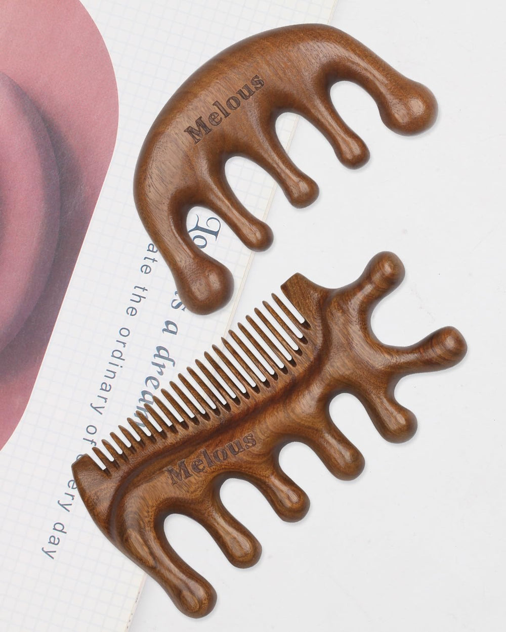 Melous eye area massager for soothing pressure and relaxation.