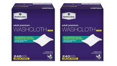 Dark pink color of Member's Mark washcloths adds inviting style for daily routines.