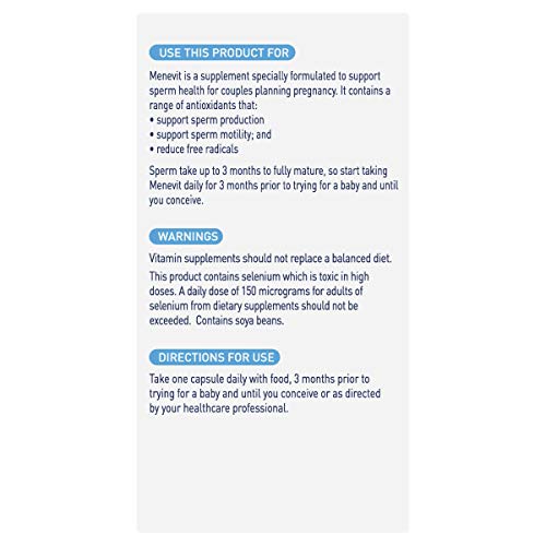 MENEVIT capsules close-up emphasizing the convenient, swallow-friendly format.