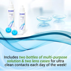 Bottle and case shown on a clean surface for home use
