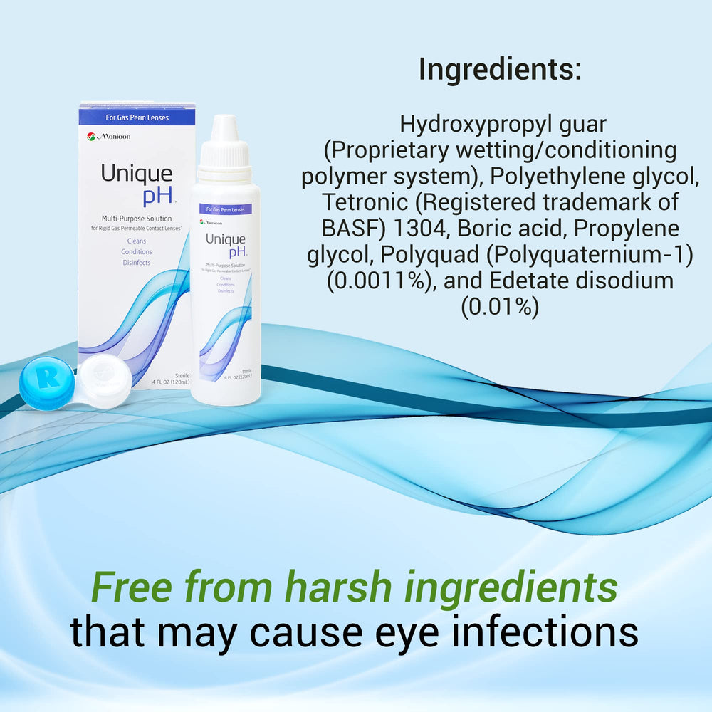Menicon Unique pH lens care setup for on-the-go maintenance.