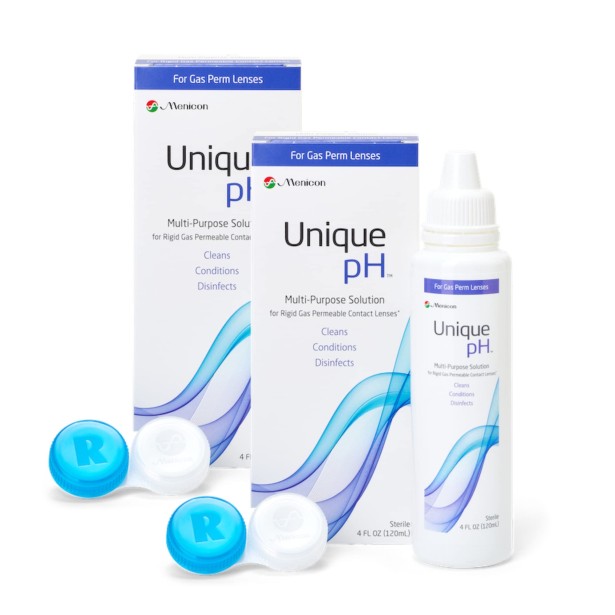 Menicon Unique pH Multi-Purpose Solution bottle for lens care