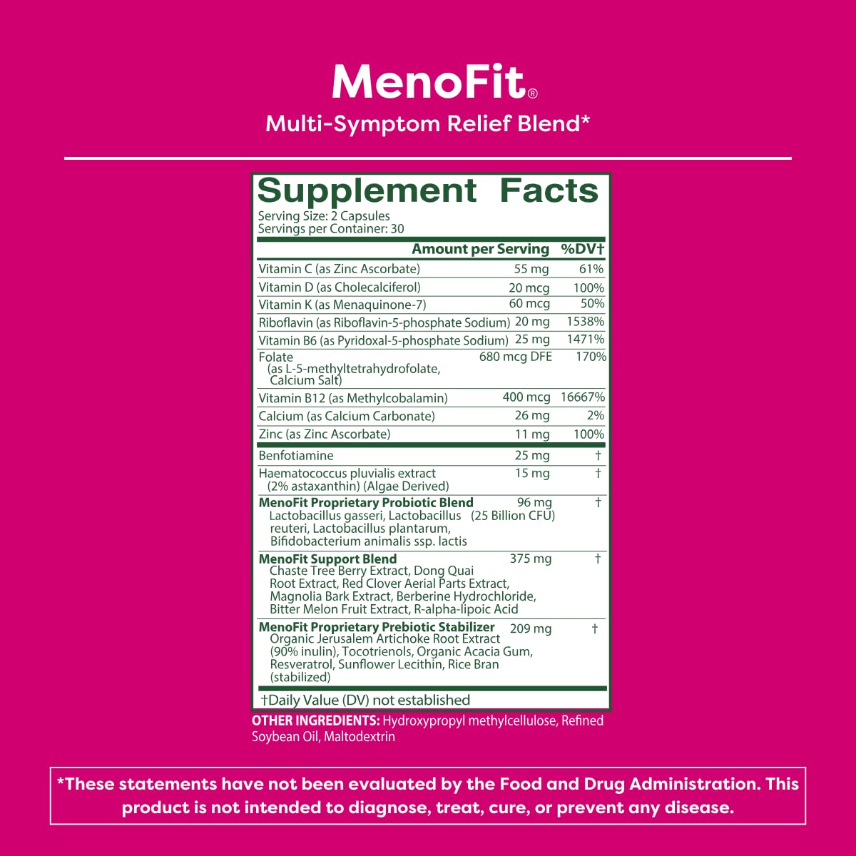 MENOLABS MenoFit morning routine, supports energy and daytime balance