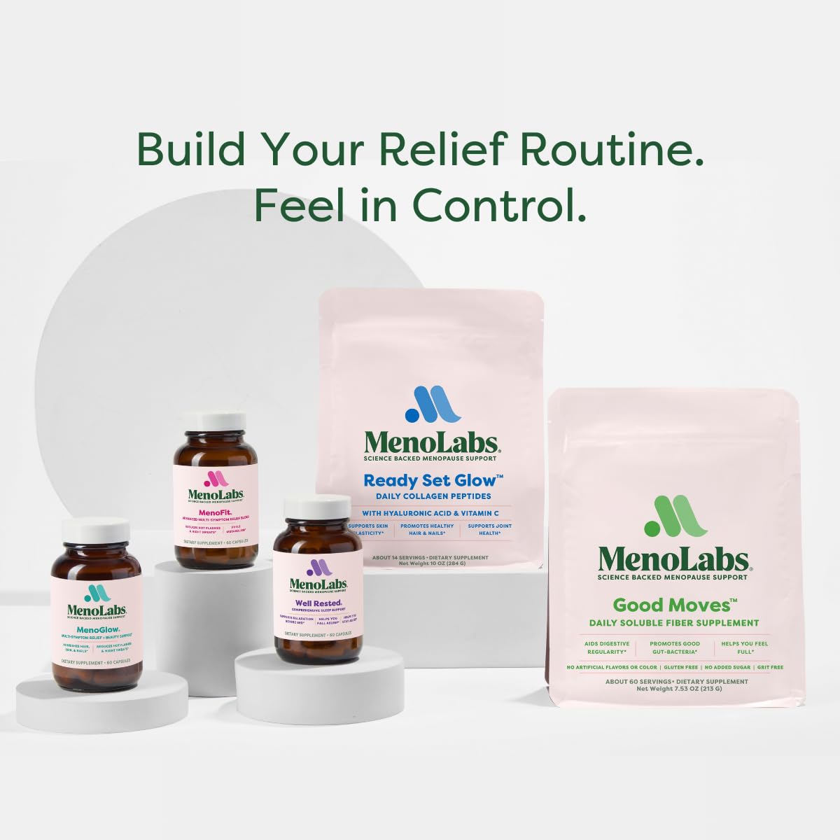 MENOLABS MenoFit probiotic blend supports gut health and digestion