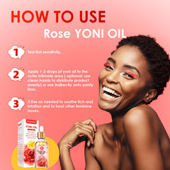 Two-pack MENOMINO Rose Yoni Oil highlights value and convenience
