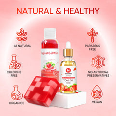 MENOMINO yoni soap bar closeup showing gentle, moisturizing care for sensitive skin.