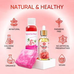 Menomino yoni soap bar rose-scent cleanses while soothing sensitive skin.