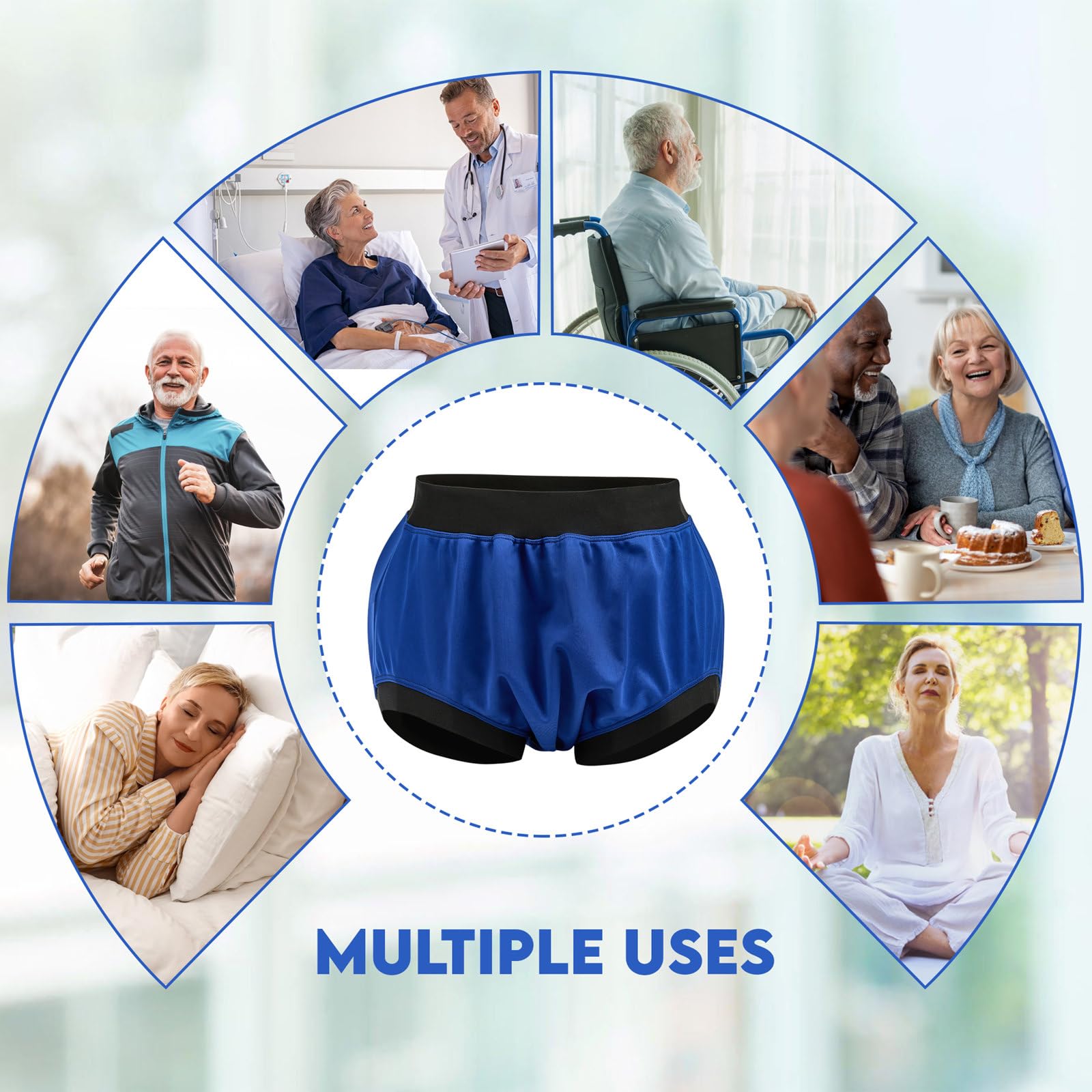 Menpol discreet pants stay quiet and comfortable under clothing.