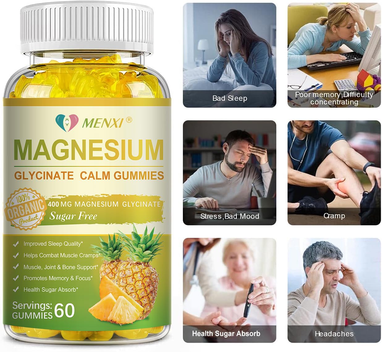 MENXI supplement blend image showcasing magnesium and cofactors.