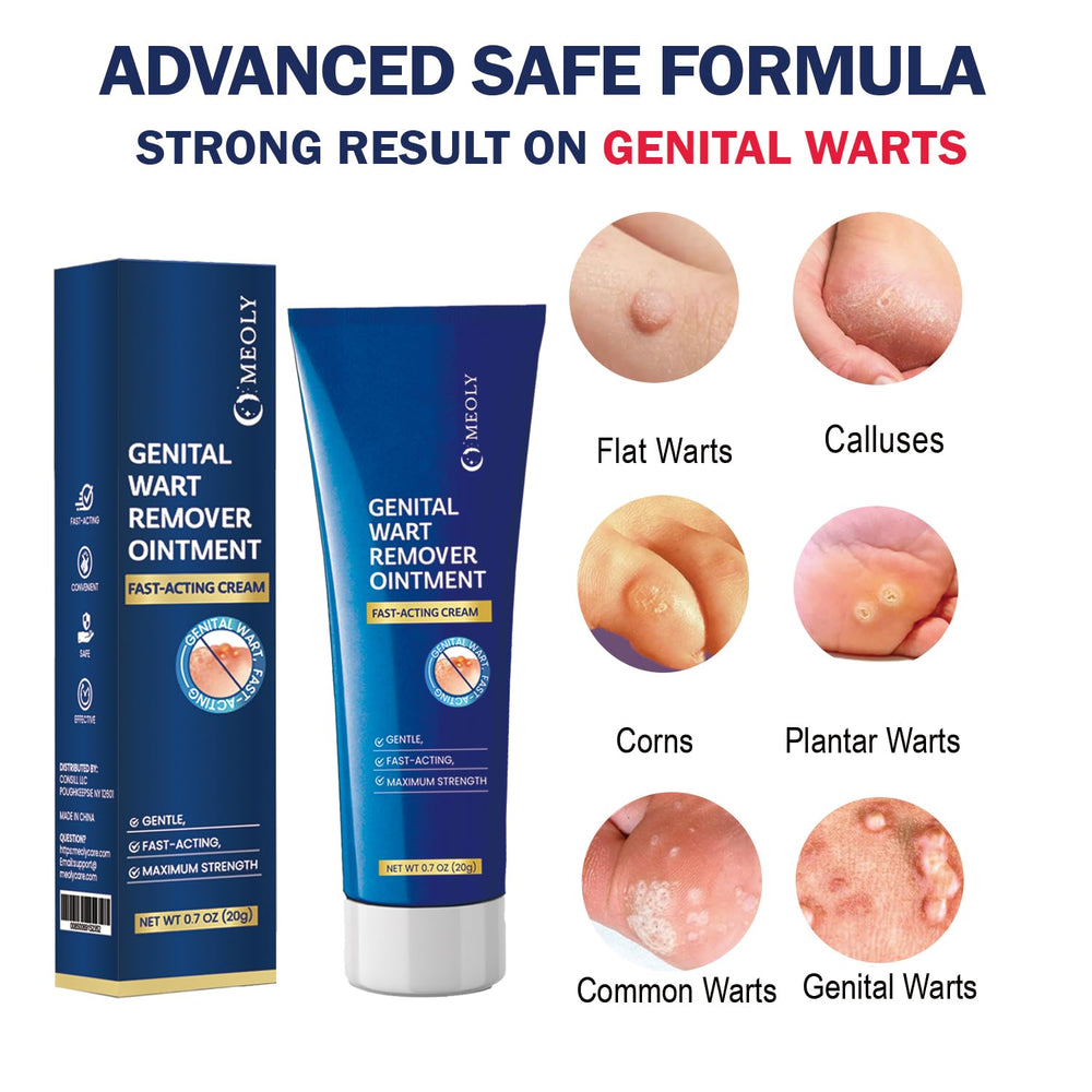 MEOLY Genital Wart Remover Cream applicator for precise application.