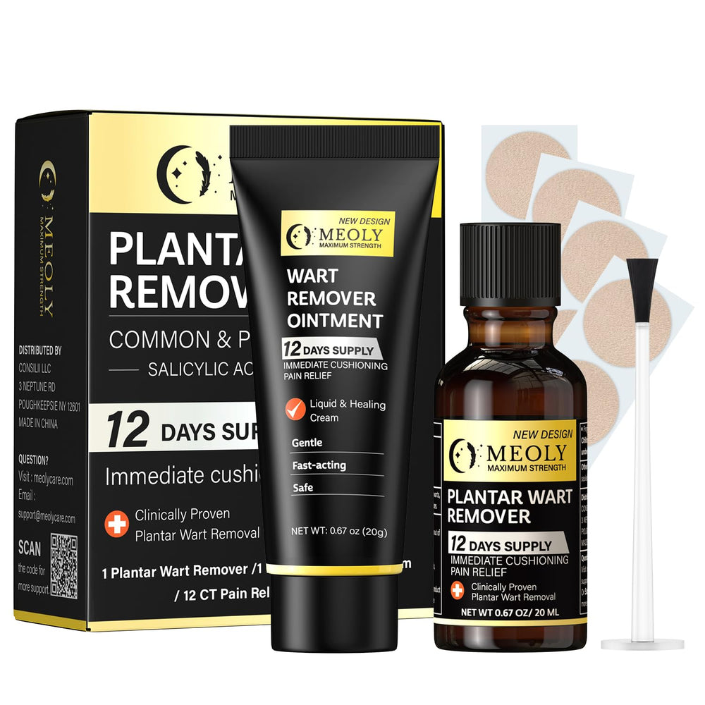 MEOLY plantar wart remover bottle for targeted treatment at home